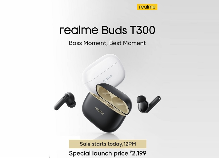 Buy Realme Buds T300 Rs 2199 From Amazon Flipkart Sale Live